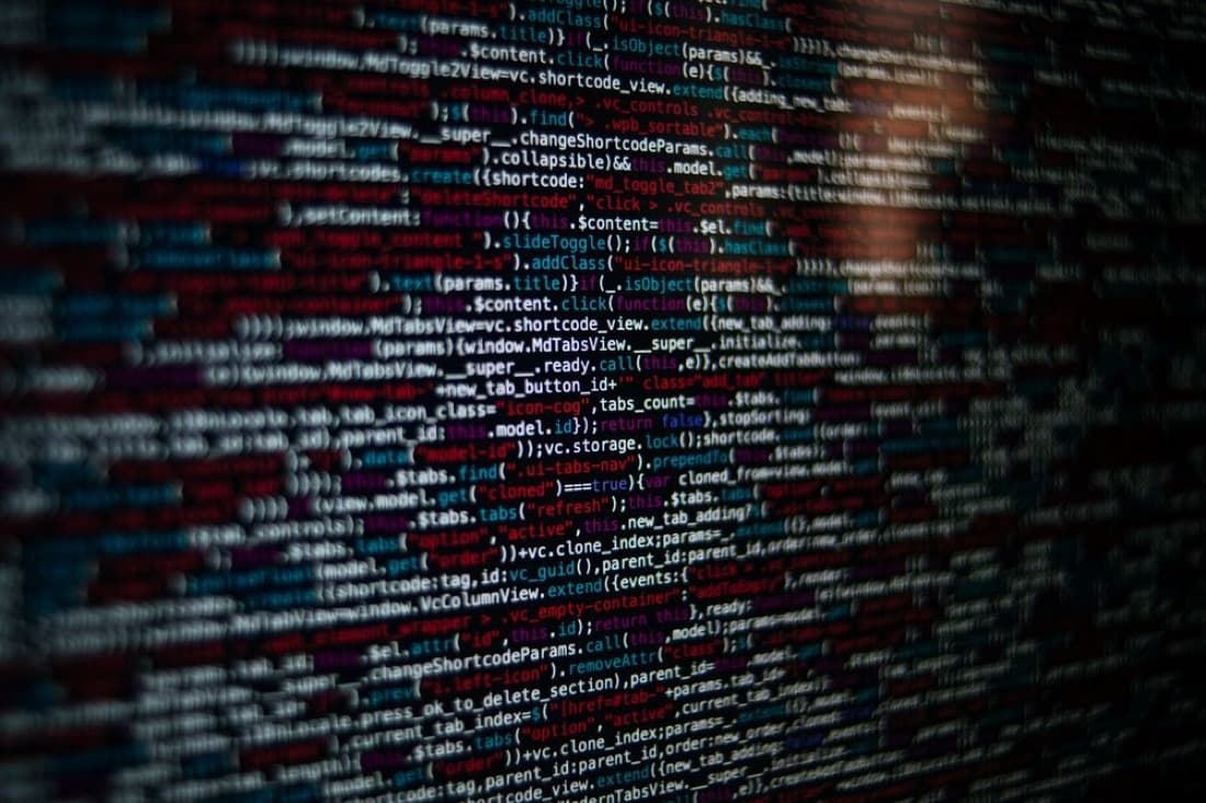 Lines of code displayed on a computer screen